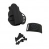 Holster ARS Stage 1 Glock 17, 22, 31, 37 main droite noir Hogue - 1