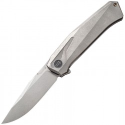 Couteau Gava 2006B WE KNIFE gris lame lisse 8,26cm - 2