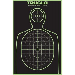 Cible de tir True-See 30x45cm pack de 6 TRUGLO - 1